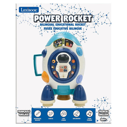 Lexibook Francouzsko-anglická interaktivní raketa Jupiter s projektorem