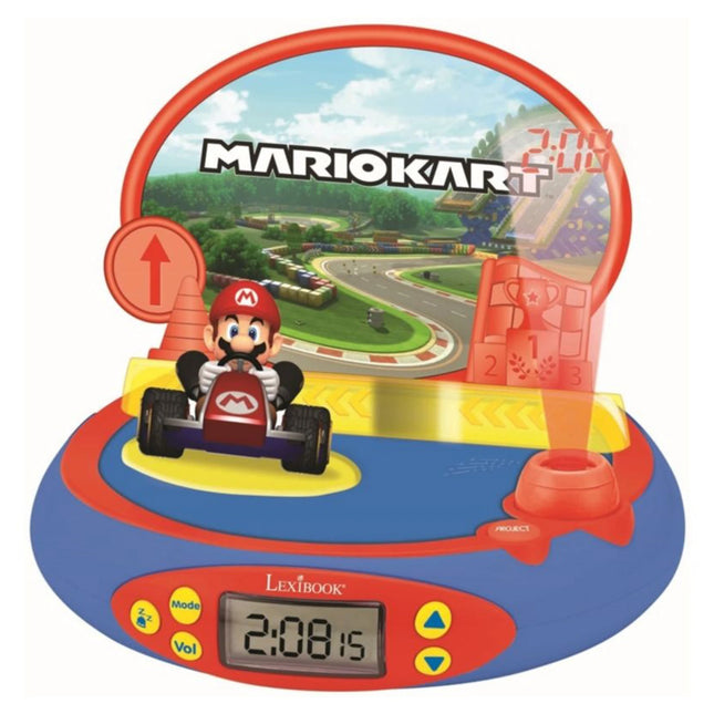 Lexibook 3D budík s projektorem - Mario Kart
