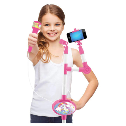 Lexibook Mikrofon se stojanem a reproduktorem - Jednorožec