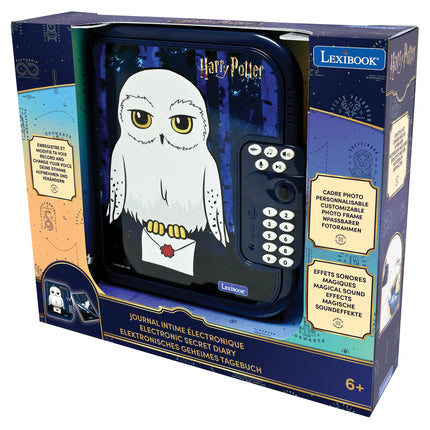Lexibook Elektronický zápisník Secret Safe Sova Hedvika - Harry Potter