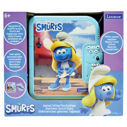 Lexibook Elektronický zápisník Secret Safe - Šmoulové