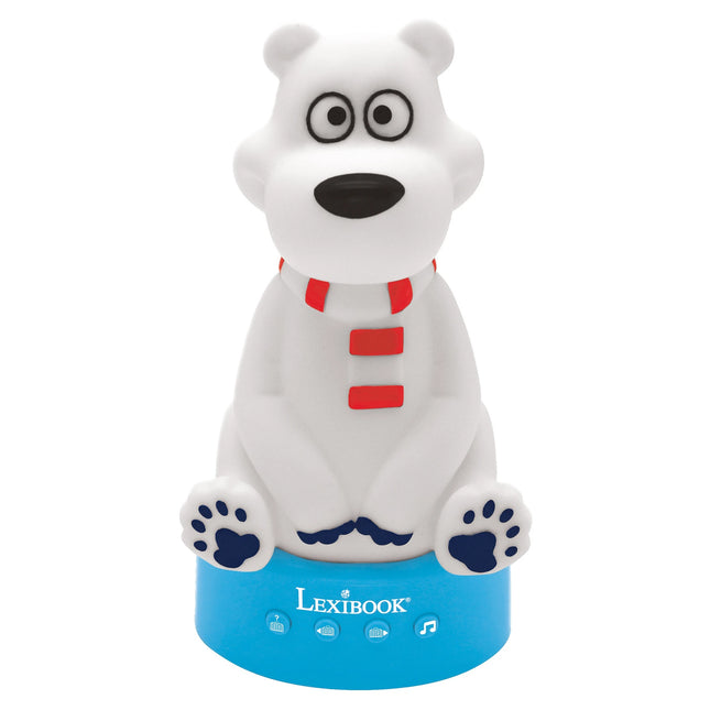 Lexibook 3D medvídek s nočním světlem vyprávějící pohádky (anglická verze)