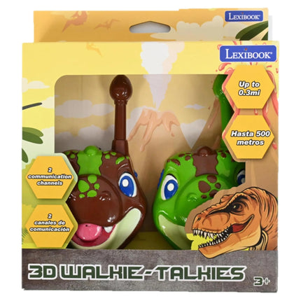 Lexibook 3D vysílačky s dosahem 500 m - Dinosauři