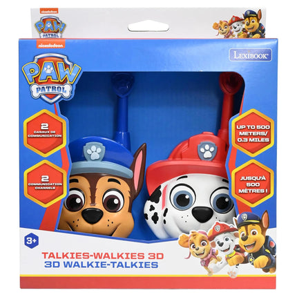 Lexibook 3D vysílačky s dosahem 500 m - Tlapková patrola