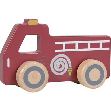 Záchranářská sada autíček dřevěná 3 ks