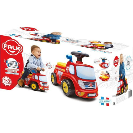 FALK Odstrkovadlo Hasiči s volantem