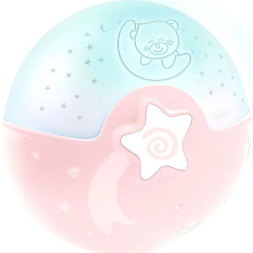 Noční lampička s projekcí růžová