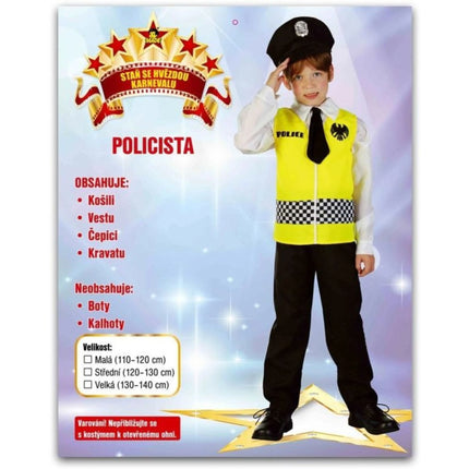 Dětský karnevalový kostým Policie 120 - 130 cm