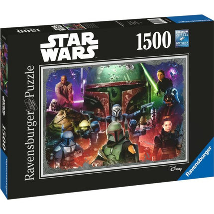 Ravensburger Puzzle: Star Wars: Boba Fett: Lovec odměn 1500 dílků