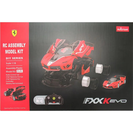 Rastar Stavebnice RC auto 1 : 18 Ferrari červené 84 dílků