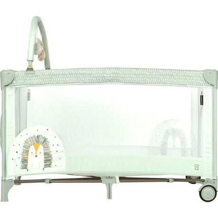 Asalvo Cestovní postýlka Complet duo hedgehog, druhé dno, hrazdička