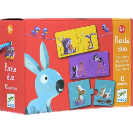 Djeco Puzzle Duo Protiklady