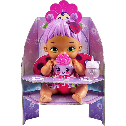 My Garden Baby™ Miminko fialová beruška 30 cm