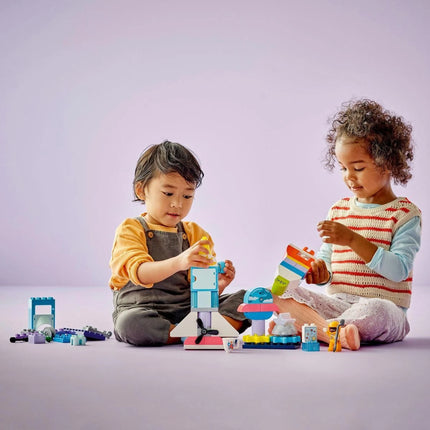 LEGO® DUPLO® 10422 Vesmírné dobrodružství s raketoplánem 3 v 1