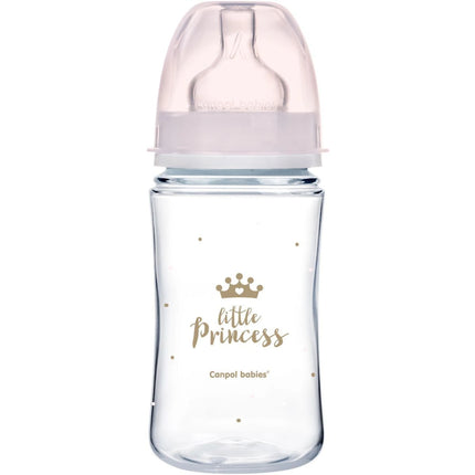 Lahev se širokým hrdlem Royal Baby 240 ml růžová