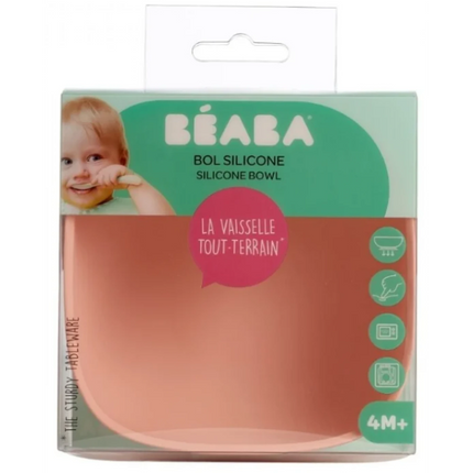 Béaba Miska silikonová s přísavkou Pink