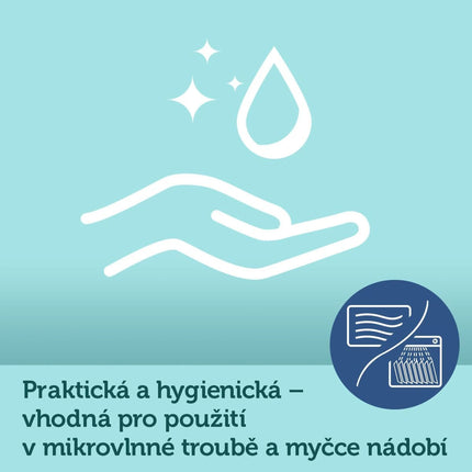 Silikonová miska s přísavkou 300 ml tyrkysová