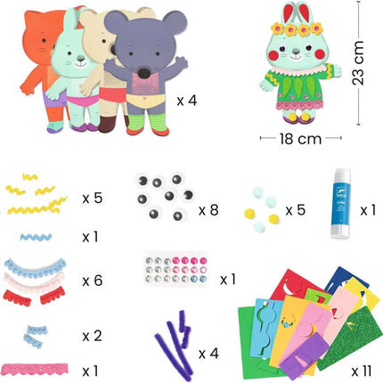 Djeco Výtvarná sada koláží Malá zlatíčka