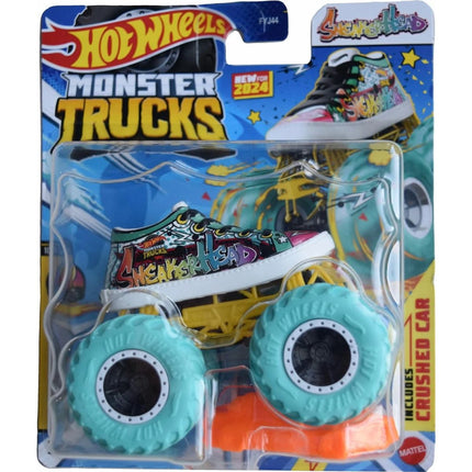 Hot Wheels Monster Trucks Kaskadérské kousky Sneakers Head