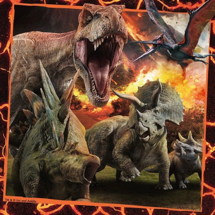 Ravensburger Puzzle: Premium Jurský svět Zánik říše 3x49 dílků