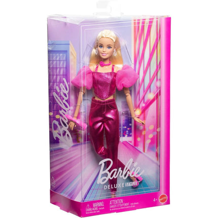 Barbie Deluxe modelka růžový korzet