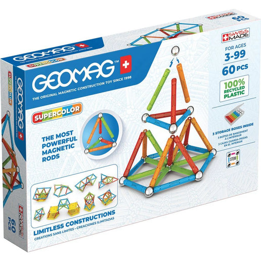 Geomag Supercolor Recycled 60 dílků