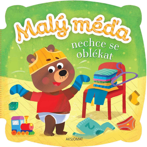Malý méďa nechce se oblékat