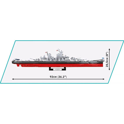 Cobi 4837 II. světová válka Battleship Missouri BB-63 2655 dílků