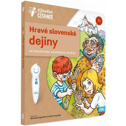 Kúzelné čítanie Kniha Hravé slovenské dejiny (slovenské vydanie)
