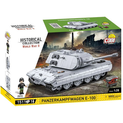 Cobi 2572 II. světová válka Panzerkampfwagen E-100 1511 dílků