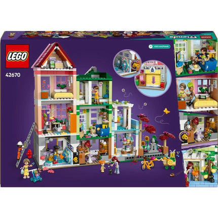 LEGO® Friends 42670 Apartmány a obchody v městečku Heartlake