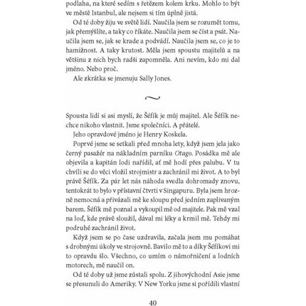 Sally Jones a dopis od mrtvého