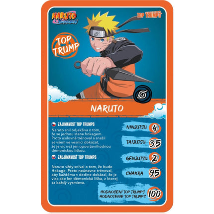 Top Trumps Collectibles Naruto cs a SK verze