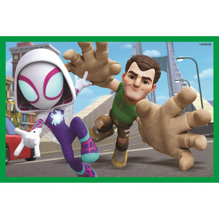 Puzzle Spidey and his amazing friends Obrázkové kostky 6 ks