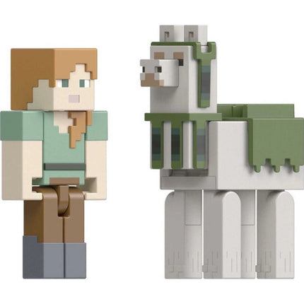 Minecraft Figurka dvojbalení Alex and Llama 8 cm