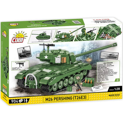 Cobi 2564 Americký tank M26 Pershing T26E3 904 dílků