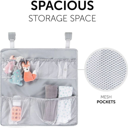 Hauck Organizér na postýlku nebo ohrádku Hang Me grey