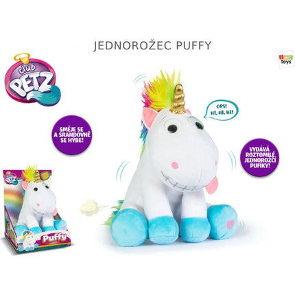 Interaktivní jednorožec Puffy