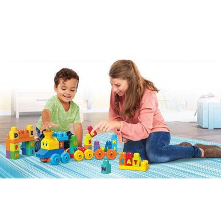 Mega Bloks First Builders vláček s písmenky