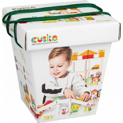 CUBIKA Doprava ve městě dřevěná stavebnice