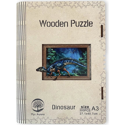 Dřevěné puzzle Dinosaurus A3