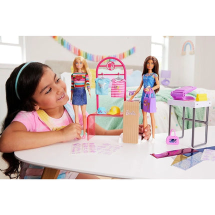 Barbie Herní set povolání s panenkou Módní design studio HKT78