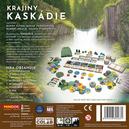 Krajiny Kaskádie – rozšíření