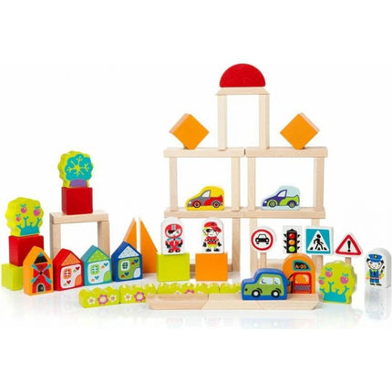 CUBIKA Doprava ve městě dřevěná stavebnice