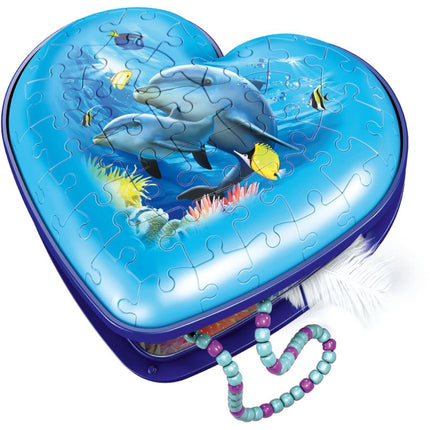 Ravensburegr 3D Puzzle: Srdce Podmořský svět 54 dílků