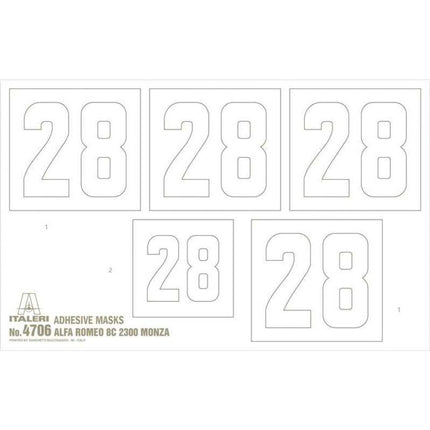 Model Kit auto 4706 Alfa Romeo 8C 2300 Monza 1:12