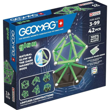Geomag Glow Recycled 42 dílků
