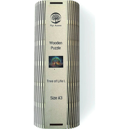Dřevěné puzzle Strom života I. A3