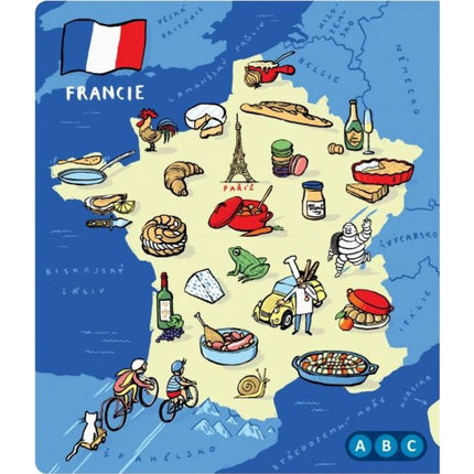 Kouzelné čtení Kniha Evropa na talíři