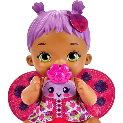 My Garden Baby™ Miminko fialová beruška 30 cm